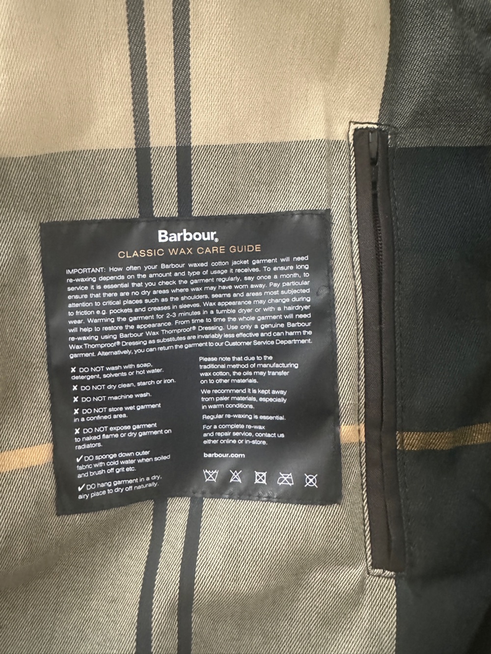 Barbour Olive Highclere Wax Jacket - Picture 4 of 4